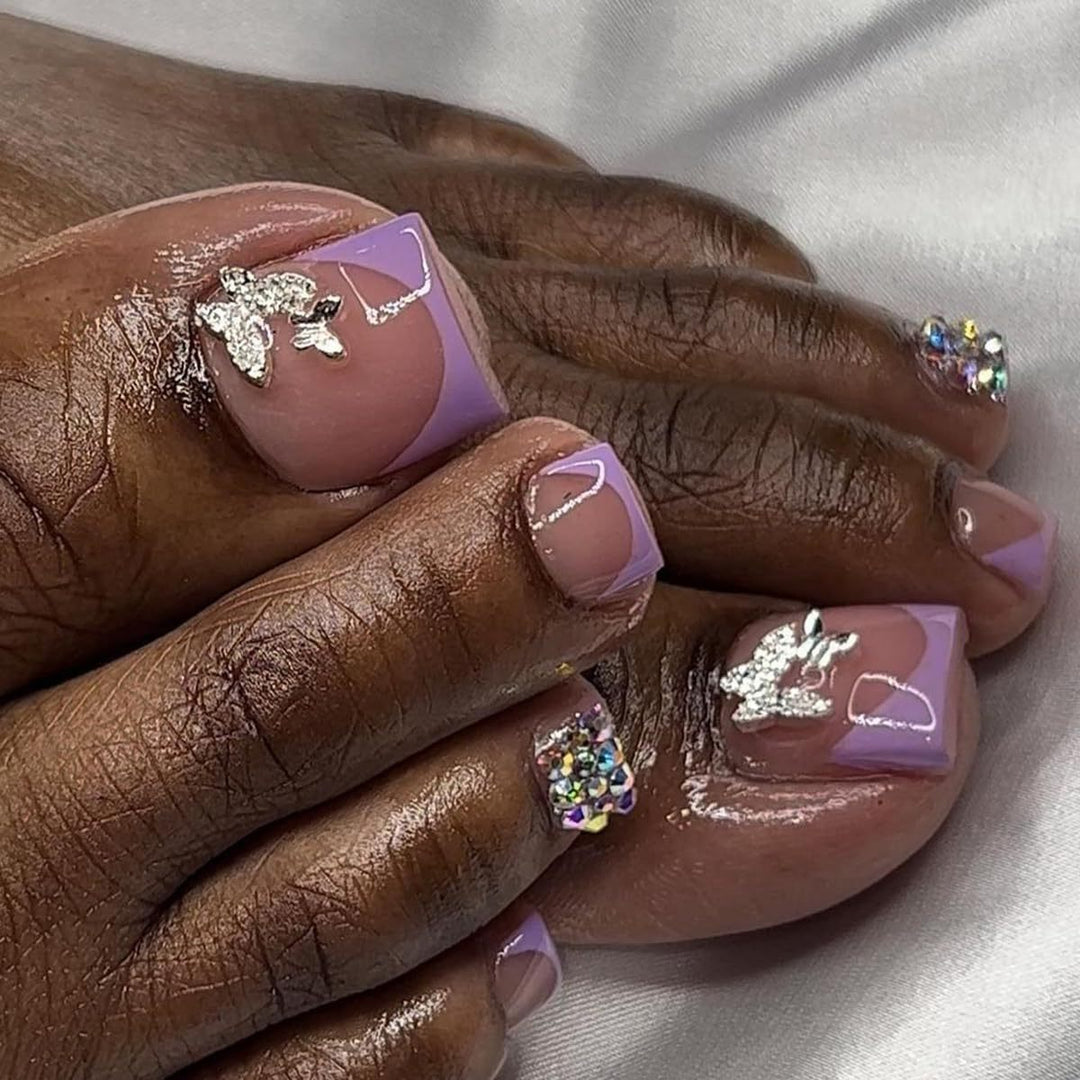 Nail art set with sparkling accents Stornfield