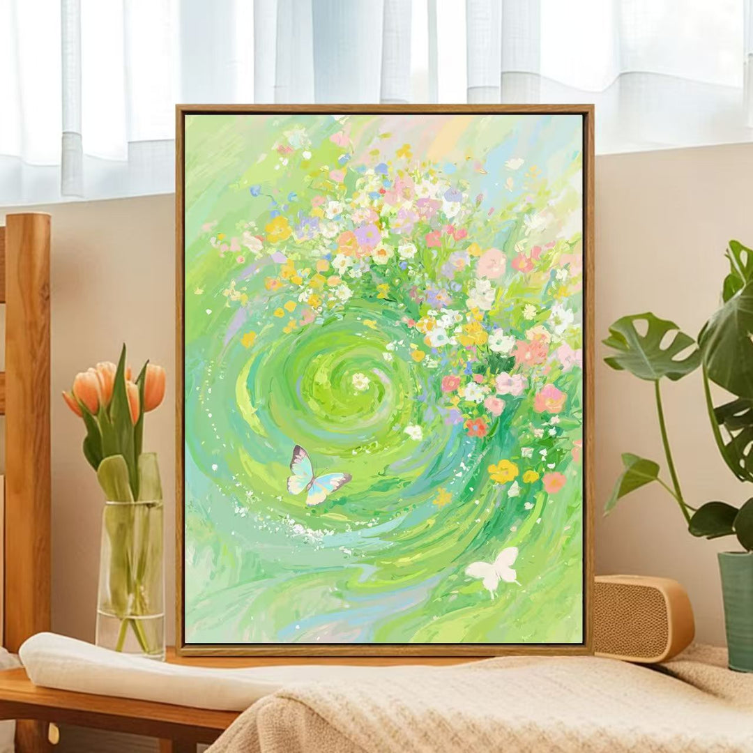 Floral Whirlwind Canvas Art Stornfield