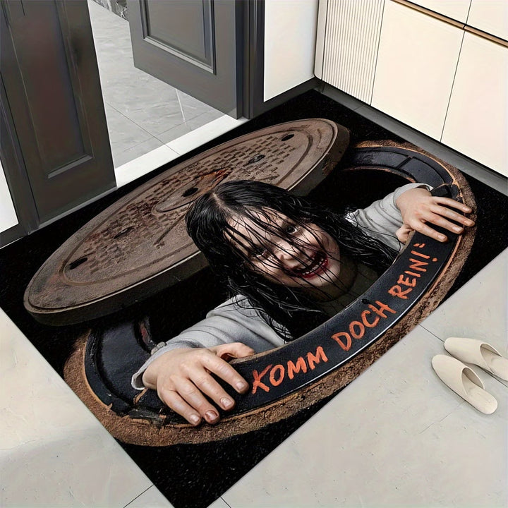 Artistic Skull-Themed Area Rug Stornfield