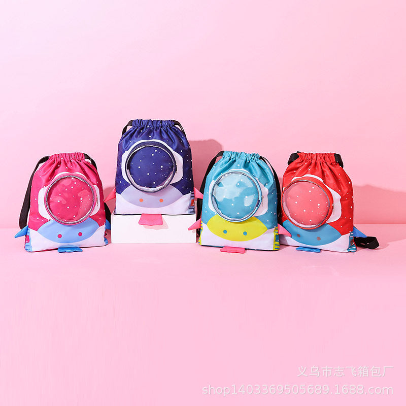 Fun Themed Drawstring Backpack