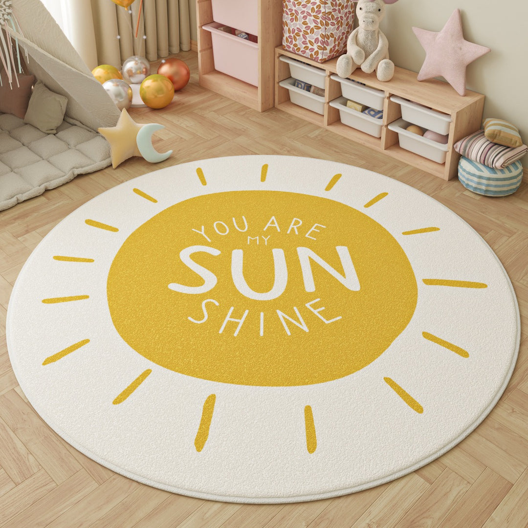 Children's Fun-Themed Round Area Mat Stornfield