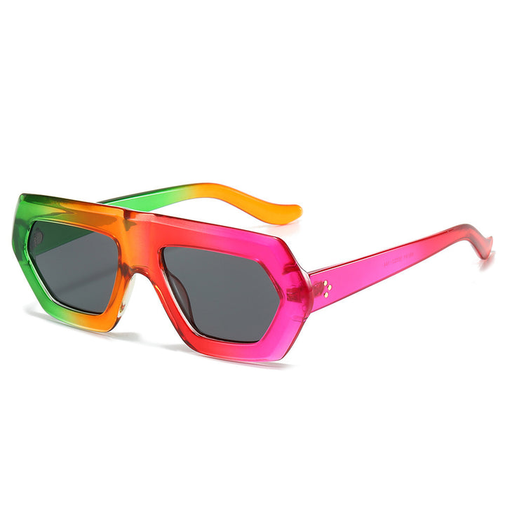 Women's fashionable optical glasses in extravagant hexagon design Stornfield