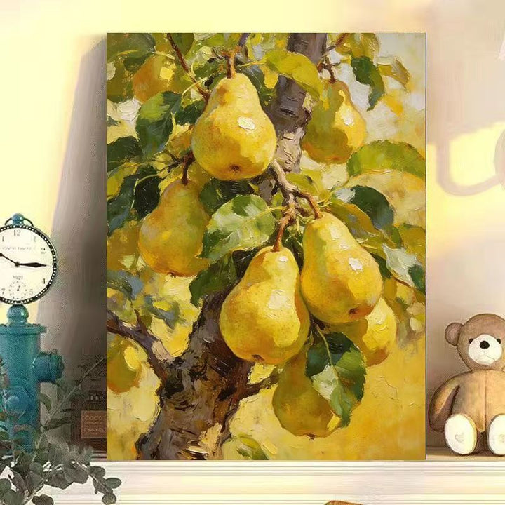 Pear-Themed Kitchen Wall Art Print Stornfield