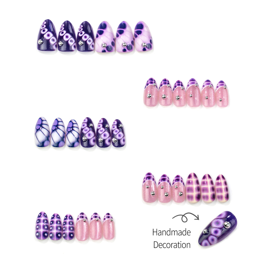 Artistic Gradient Press-On Nail Set