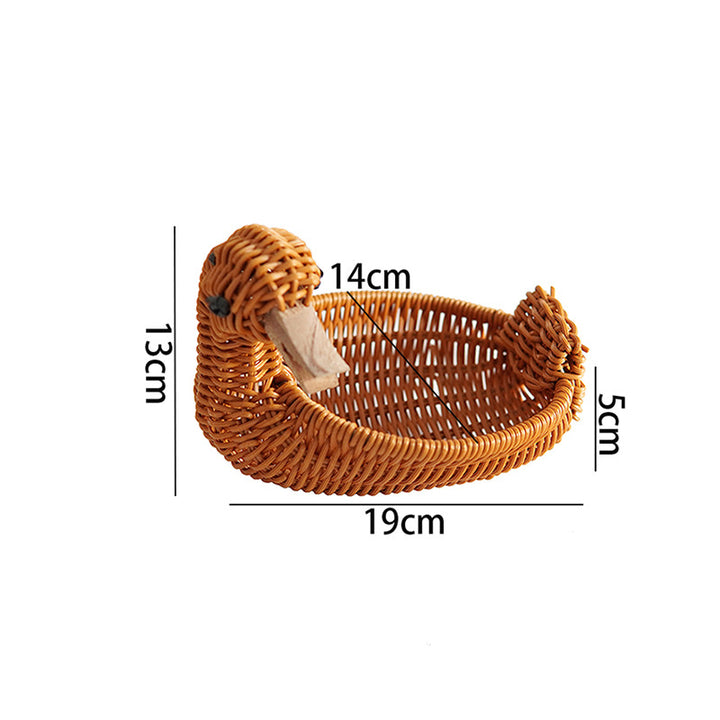 Decorative Woven Duck-Shaped Basket Stornfield