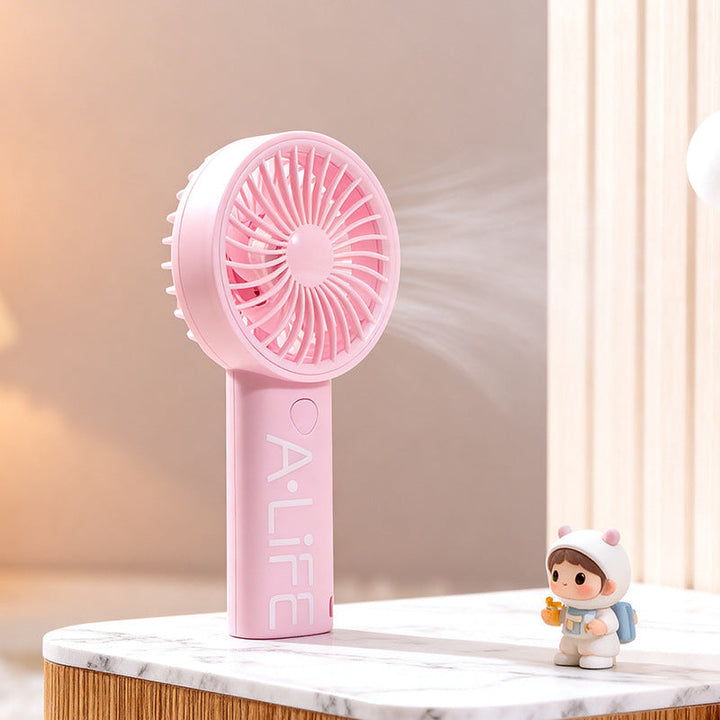 Women's Portable Hand Fan with USB Charging Function and Ergonomic Design Stornfield 1782398222