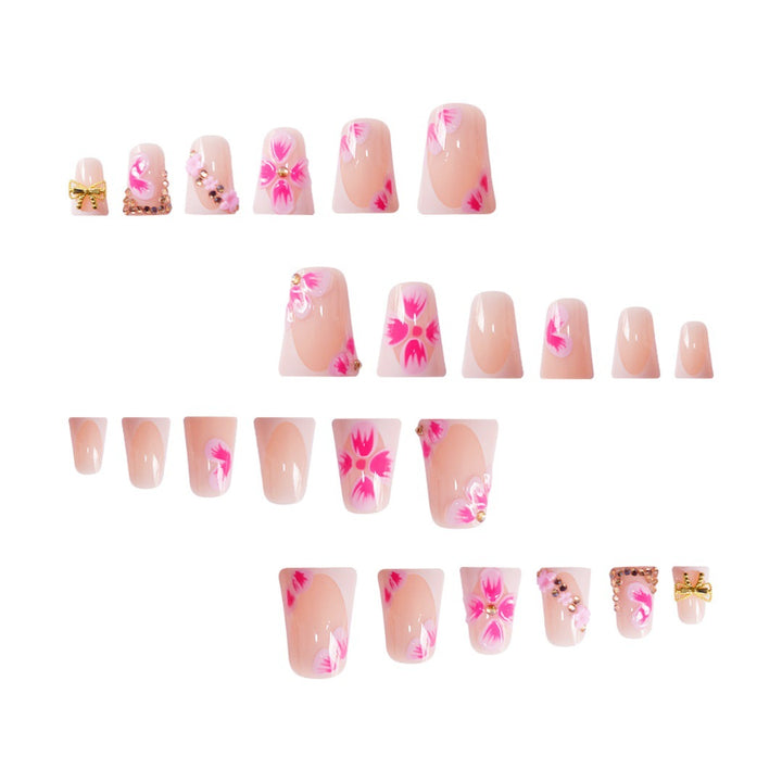 Floral Embellished Press-On Nail Extensions Stornfield