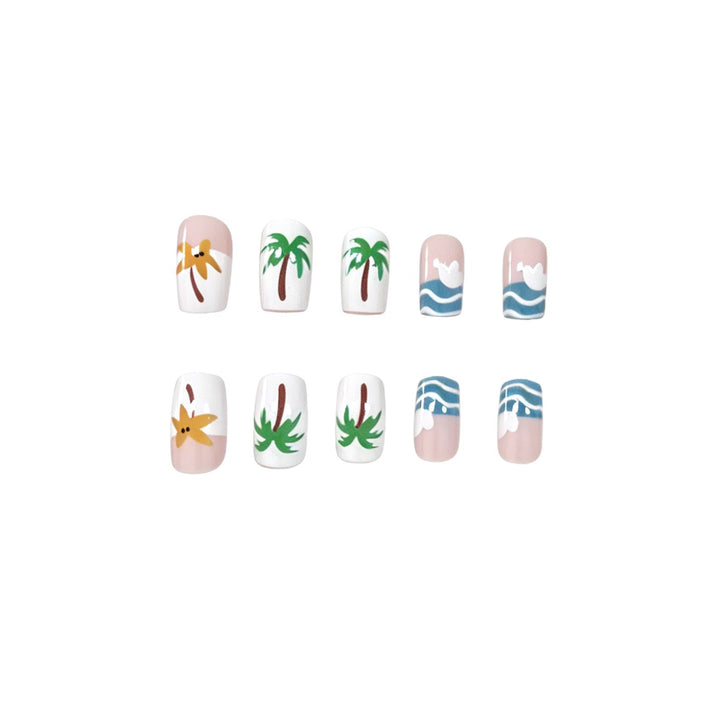 Tropical Vacation-Themed Nail Art Stornfield