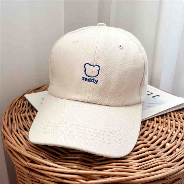 Women's Playful Teddy Bear Embroidered Baseball Cap Stornfield