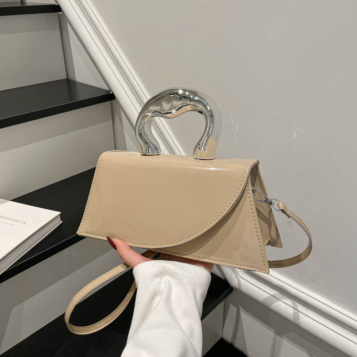 WoChic Patent Leather Handheld Purse Stornfield