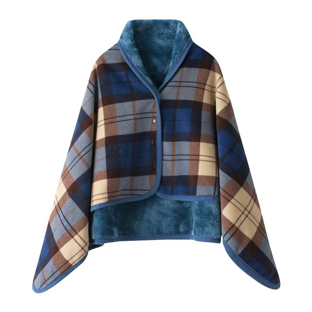 Ladies' wrap blanket made of cozy wool blend Stornfield