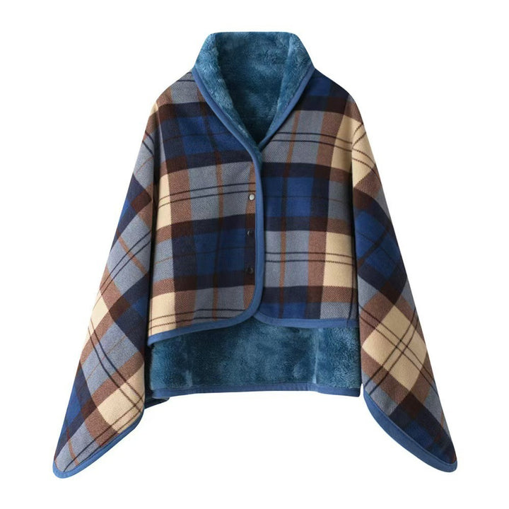 Ladies' wrap blanket made of cozy wool blend Stornfield