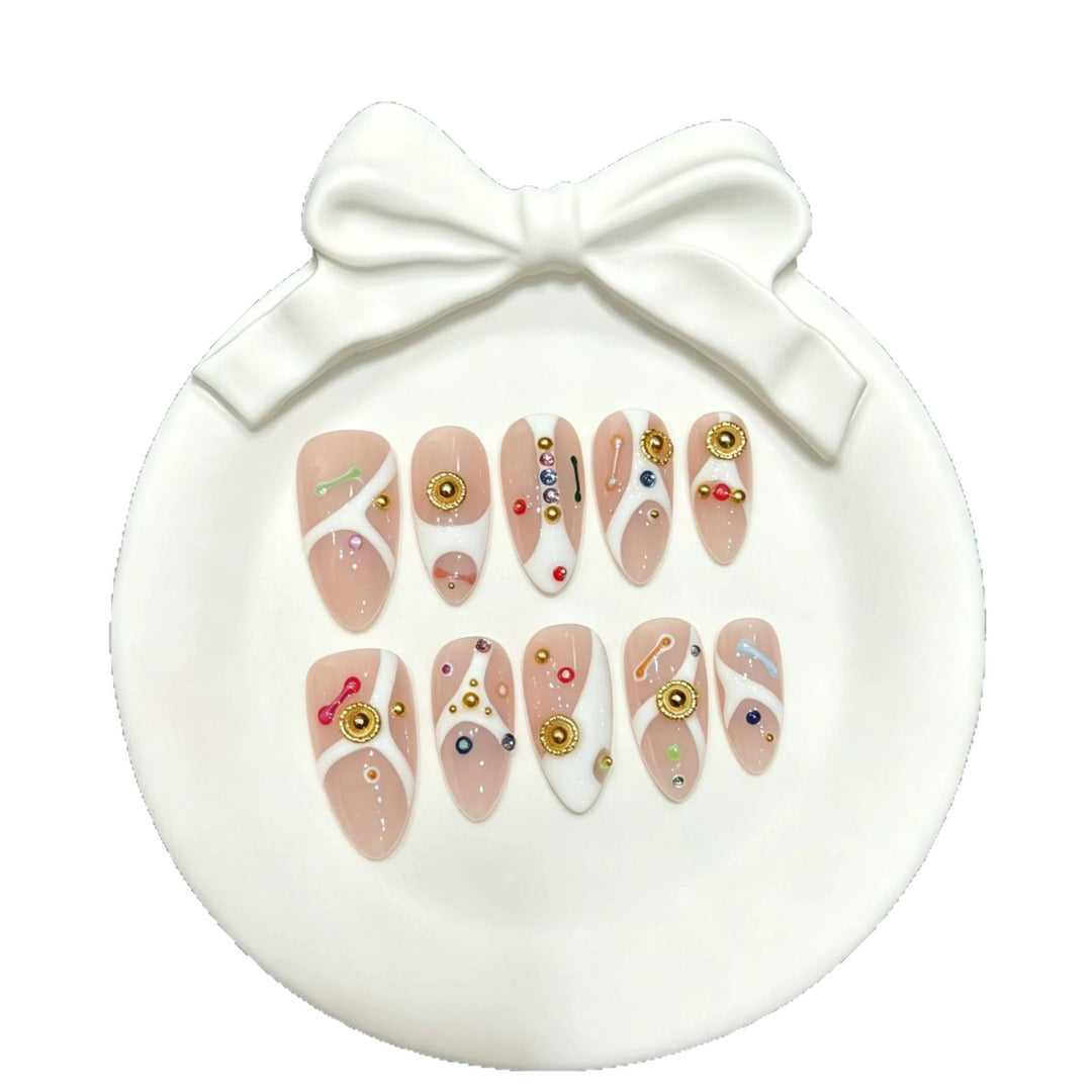 Decorative Artful Press-On Nail Set