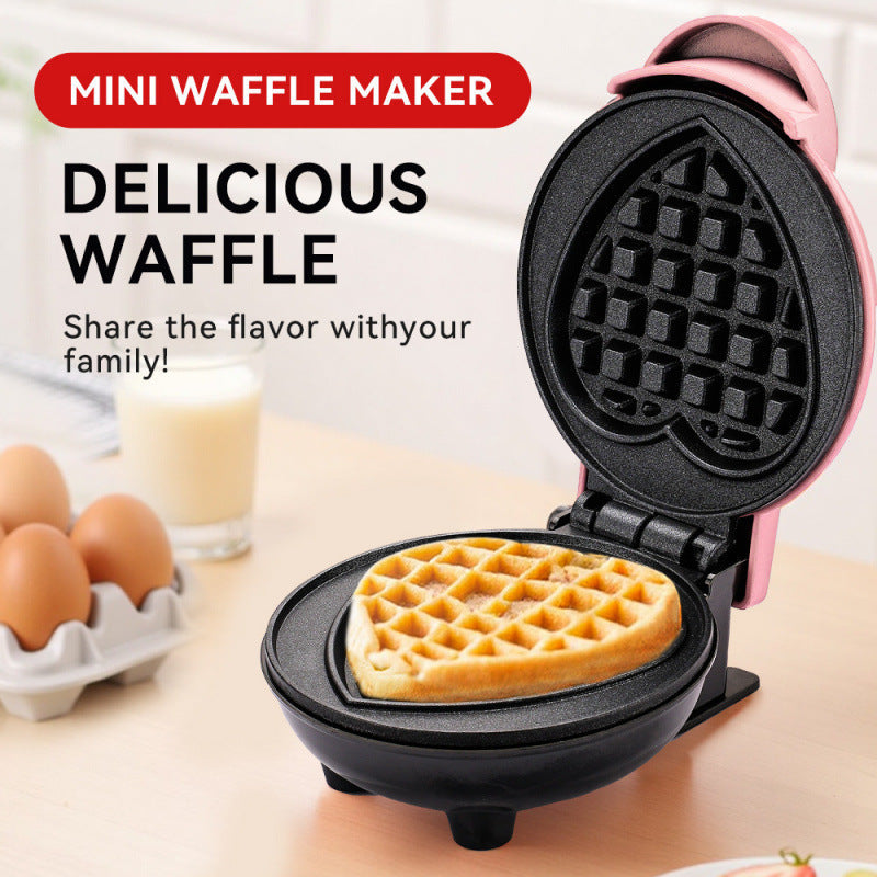 Heart-Shaped Mini Waffle Maker Stornfield