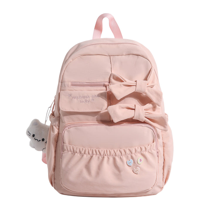 Stylish Bow-Accented Backpack Stornfield