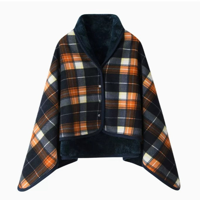 Ladies elegant warmkeeping poncho blanket Stornfield