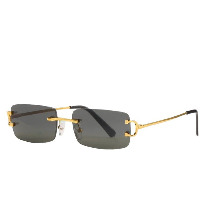 Women's elegant half-frame glasses with luxurious metal frame Stornfield
