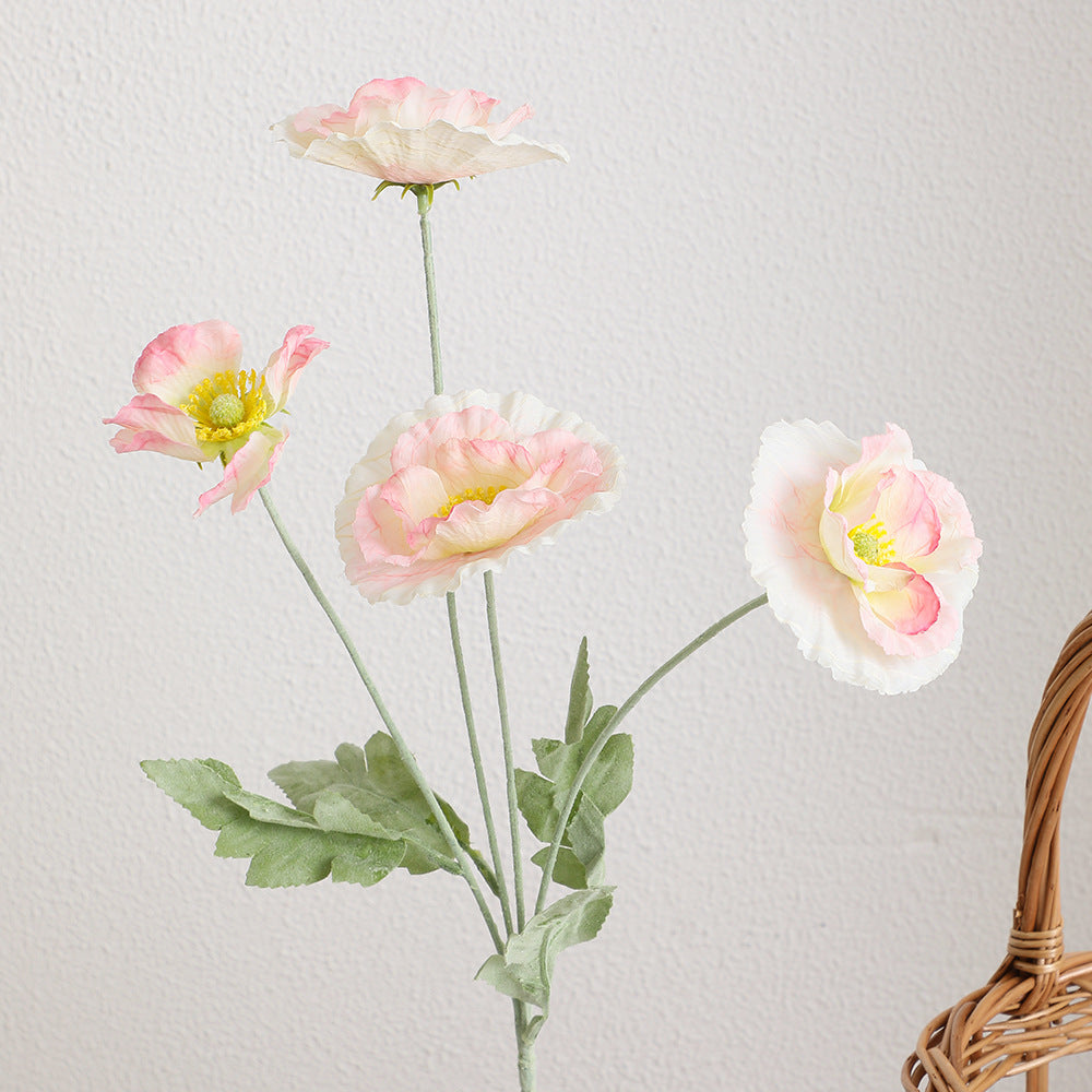 LadiesElegant Artificial Poppy Flower Bouquet