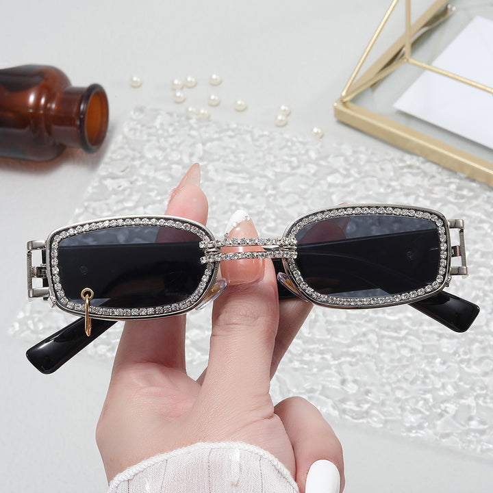Women's stylish sunglasses with sparkling crystal frame Stornfield