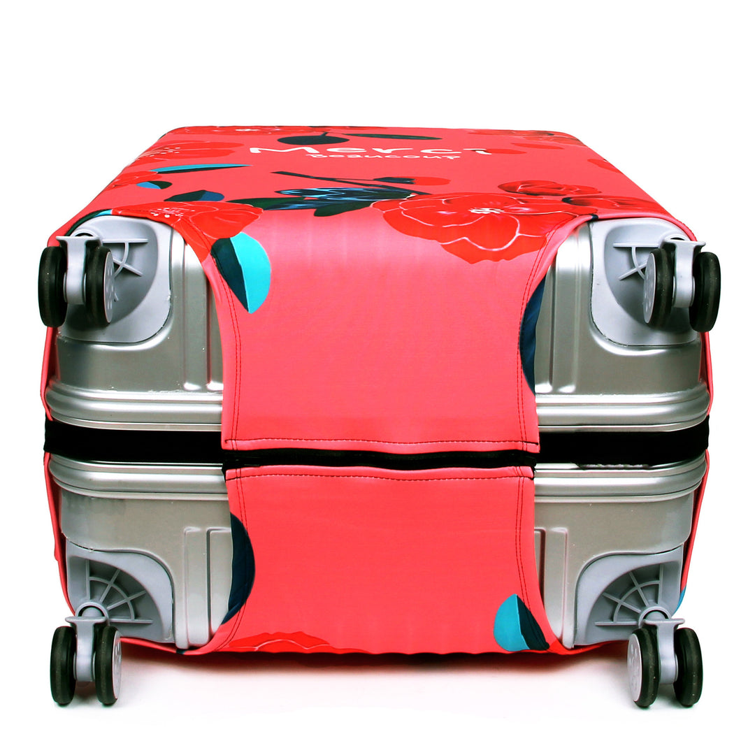 Women's hard shell suitcase with floral pattern print Stornfield