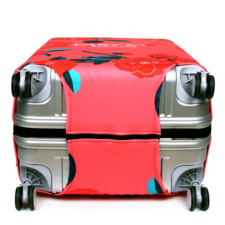 Women's hard shell suitcase with floral pattern print Stornfield