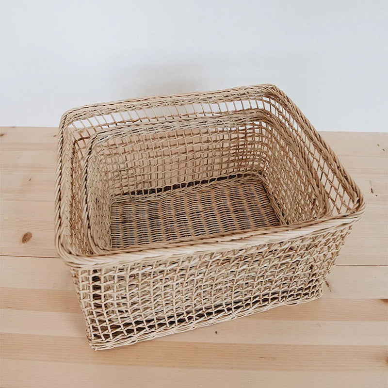 Storage basket with woven design Stornfield