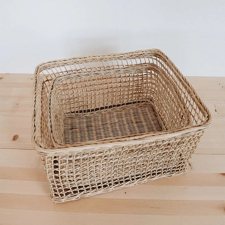 Storage basket with woven design Stornfield