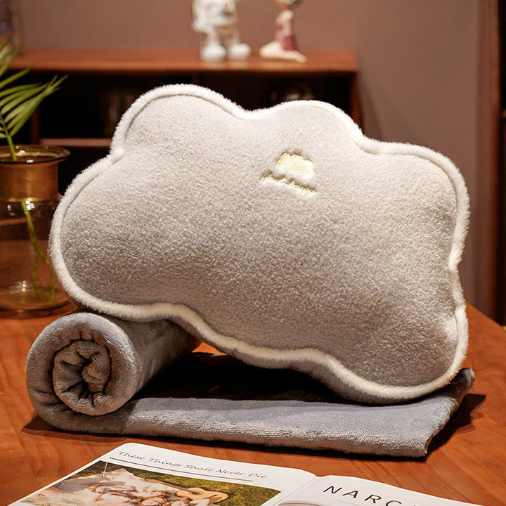 Comfortable plush pillow with ergonomic shape Stornfield