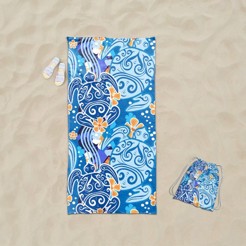 Beach towel with exclusive sea turtle motif Stornfield