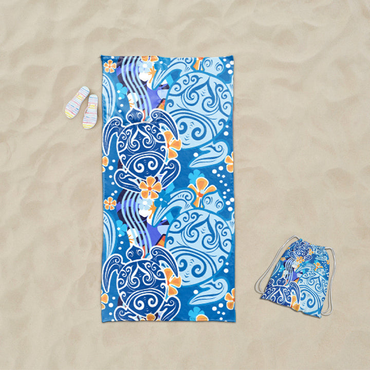 Beach towel with exclusive sea turtle motif Stornfield
