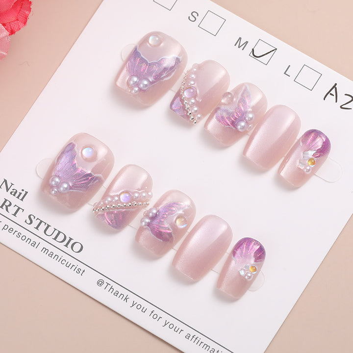 Artistic Press-On Nail Set Stornfield