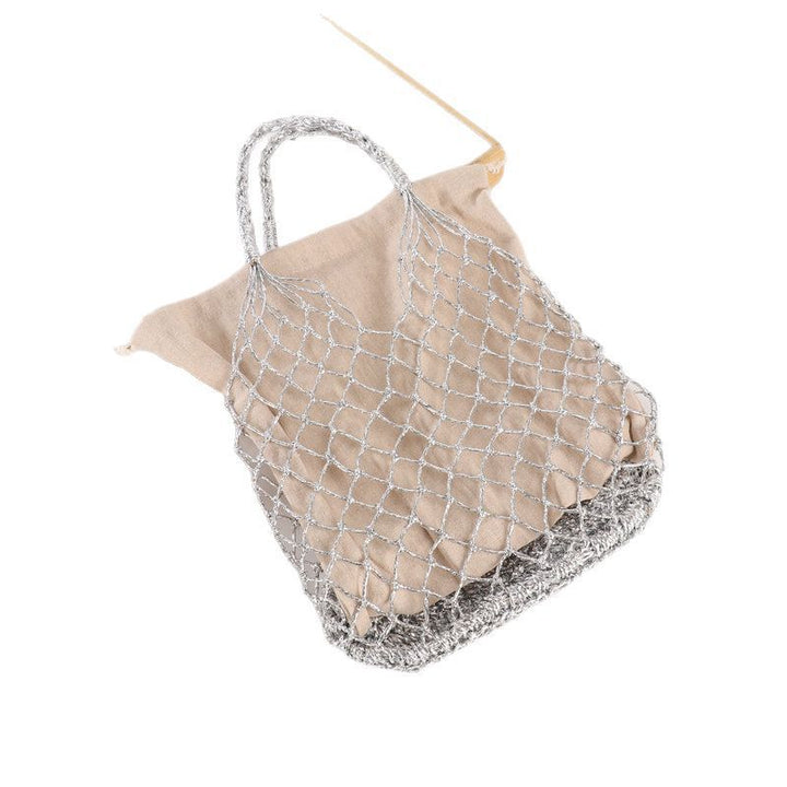 Multifunctional mesh tote bag with lining Stornfield
