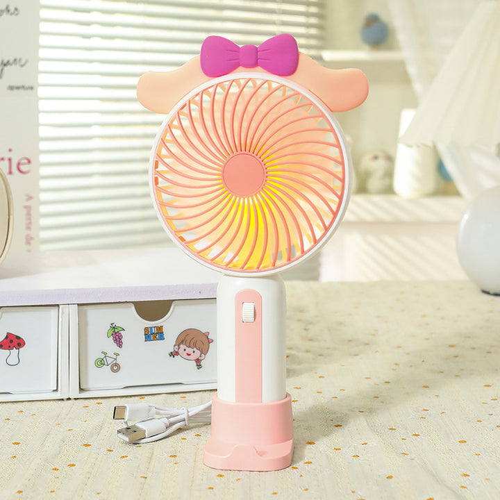 Ladies Portable Hand Fan with USB Connection and LED Lighting Stornfield