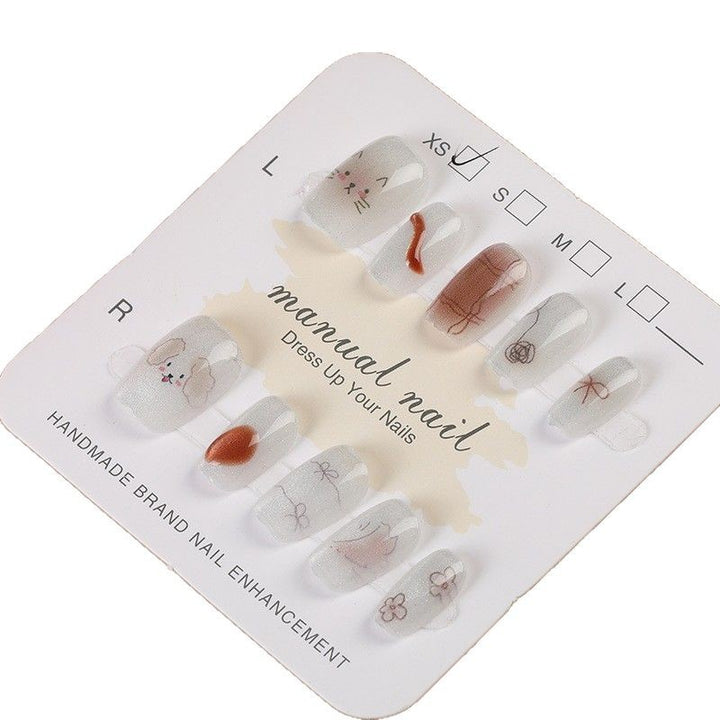 Artisanal Press-On Nail Set Stornfield