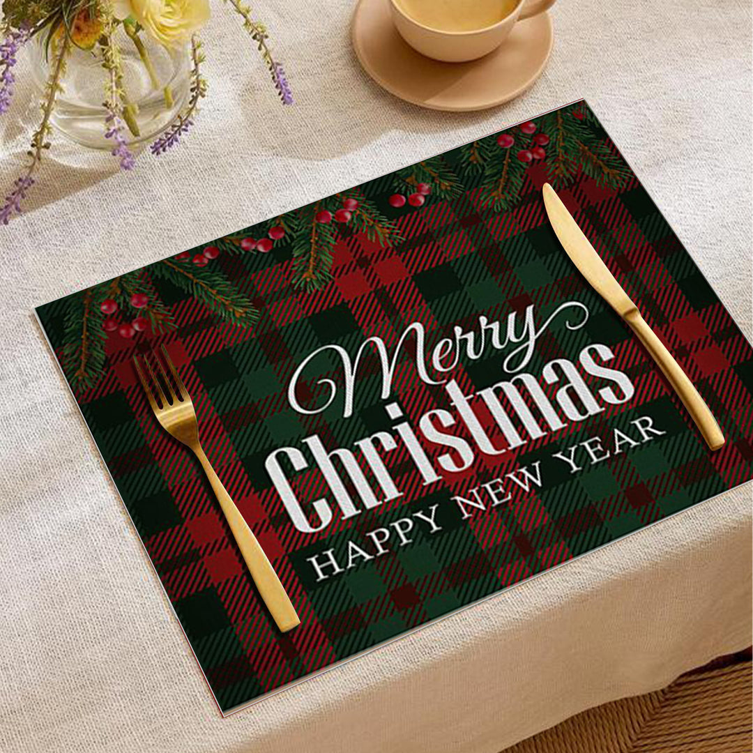 Festive Holiday-Themed Placemats