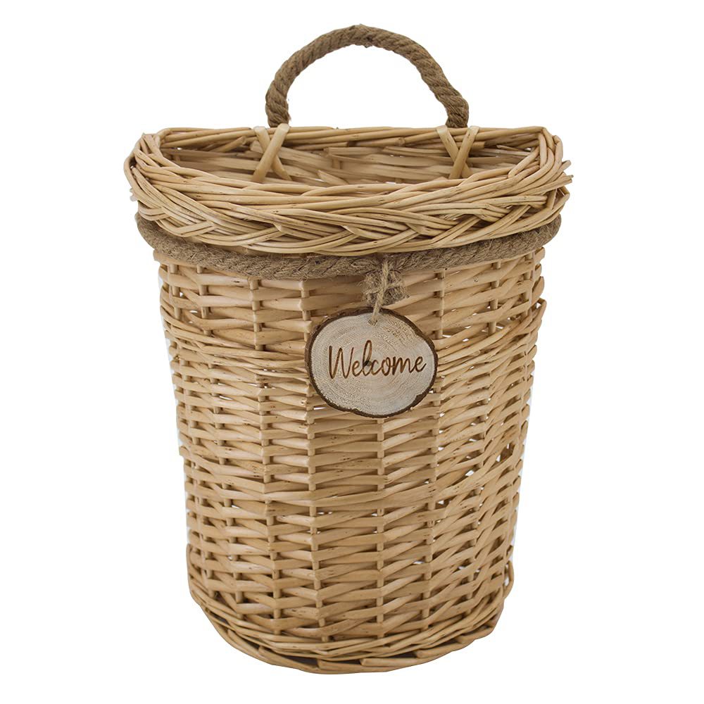 Decorative Woven Trash Bin Stornfield