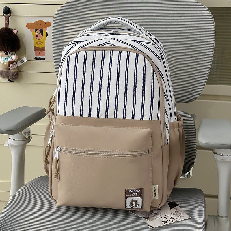 Stylish Plaid Design Backpack Stornfield