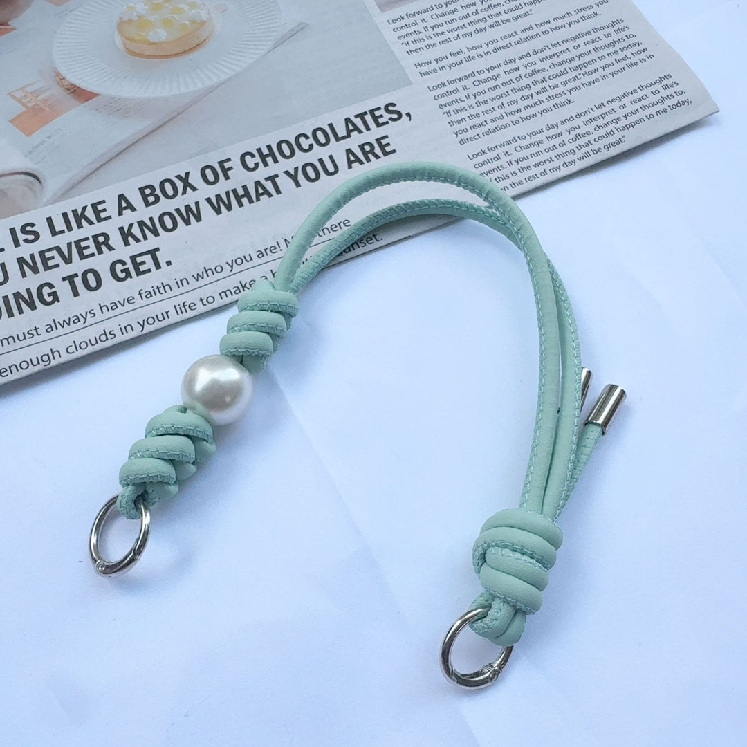 Elegant Knotted Leather Keychain Holder Stornfield