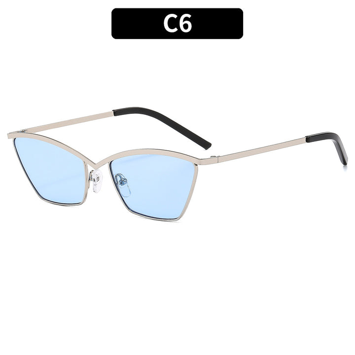 Stylish Angular Cat-Eye Sunglasses