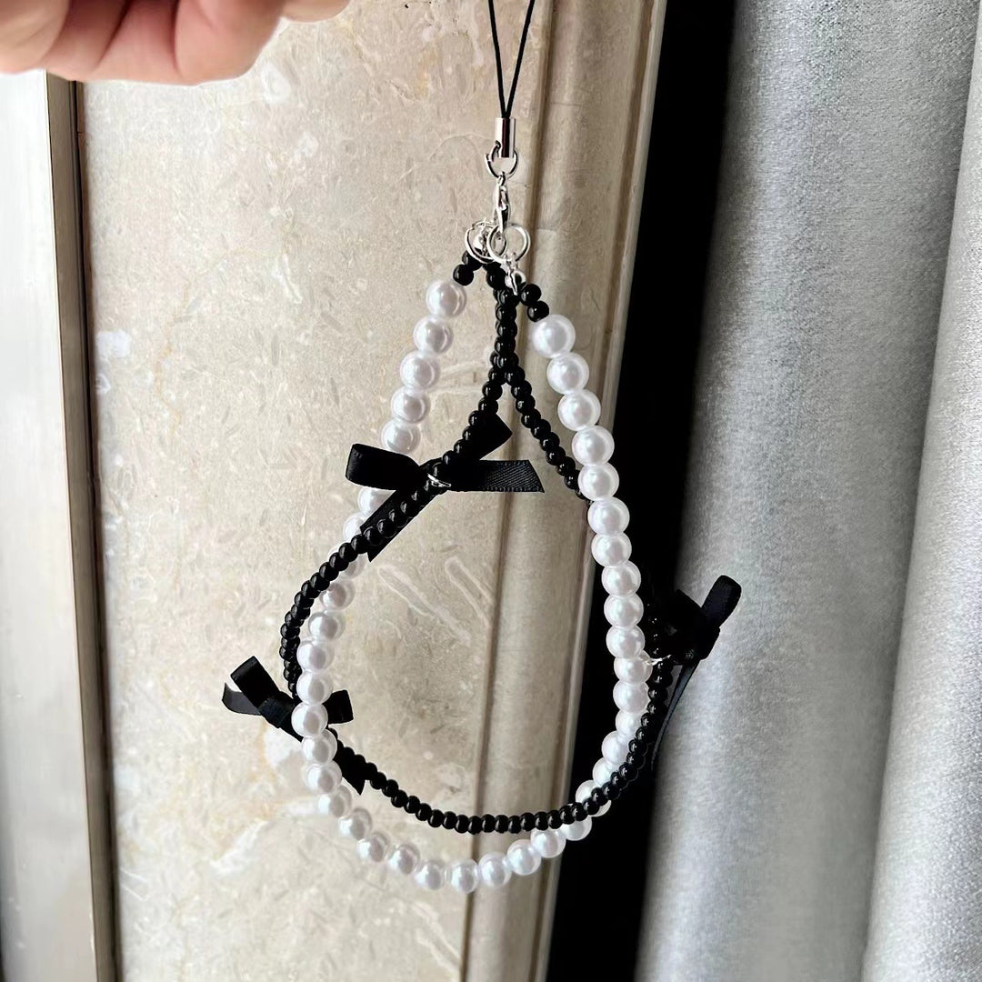 Elegant Pearl Beaded Phone Lanyard Stornfield