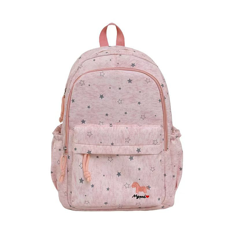 Star-Patterned Casual Backpack Stornfield