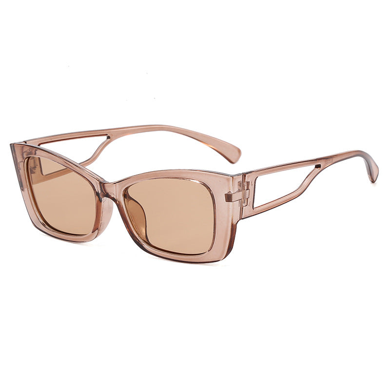Ladies trendy geometric sunglasses with square frame Stornfield