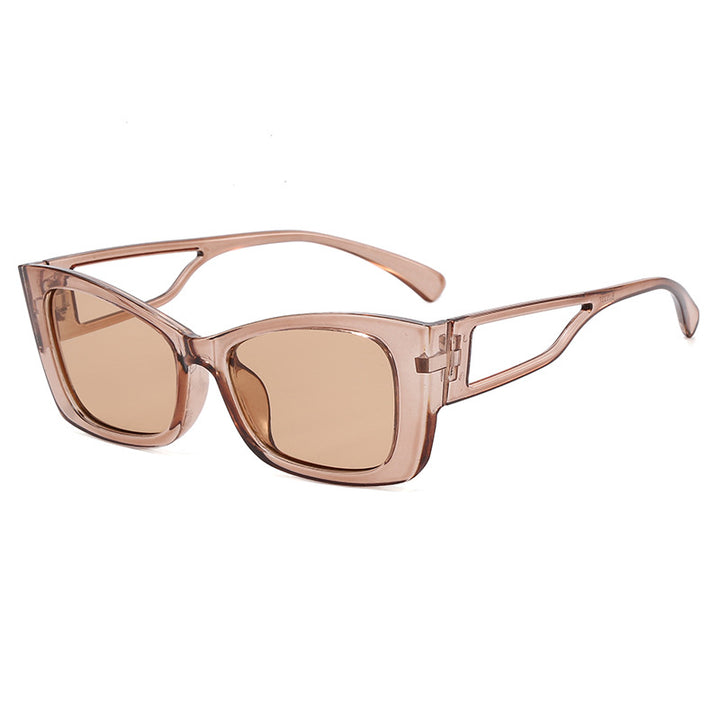 Ladies trendy geometric sunglasses with square frame Stornfield