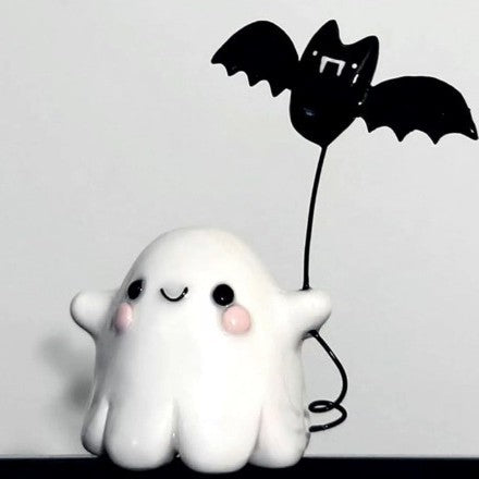 Whimsical Ghost Figurine Decoration Stornfield