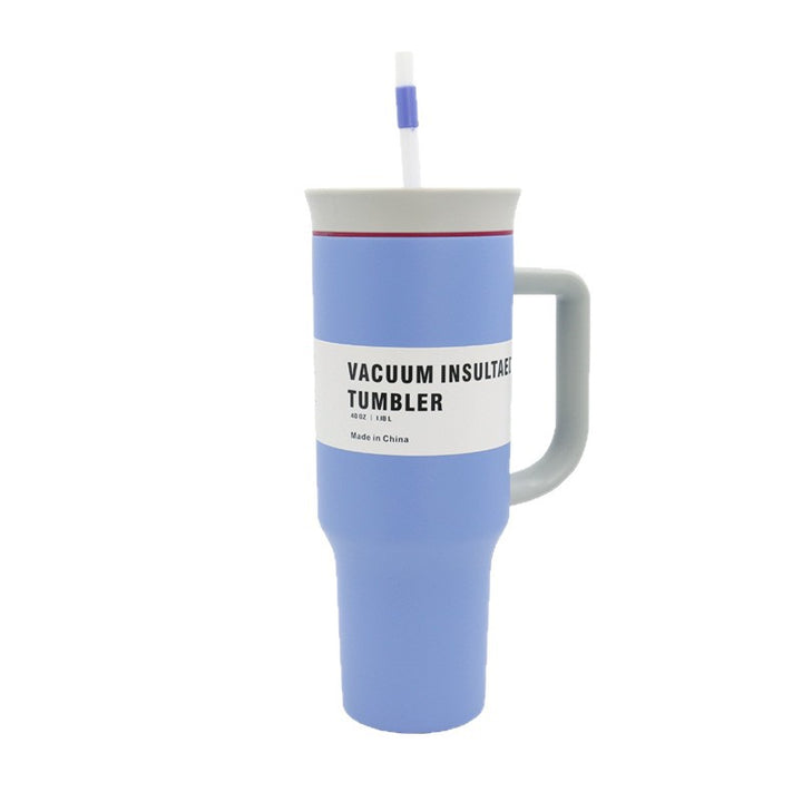 Women's Vacuum-Insulated Drinking Cup with Handle and Straw Stornfield