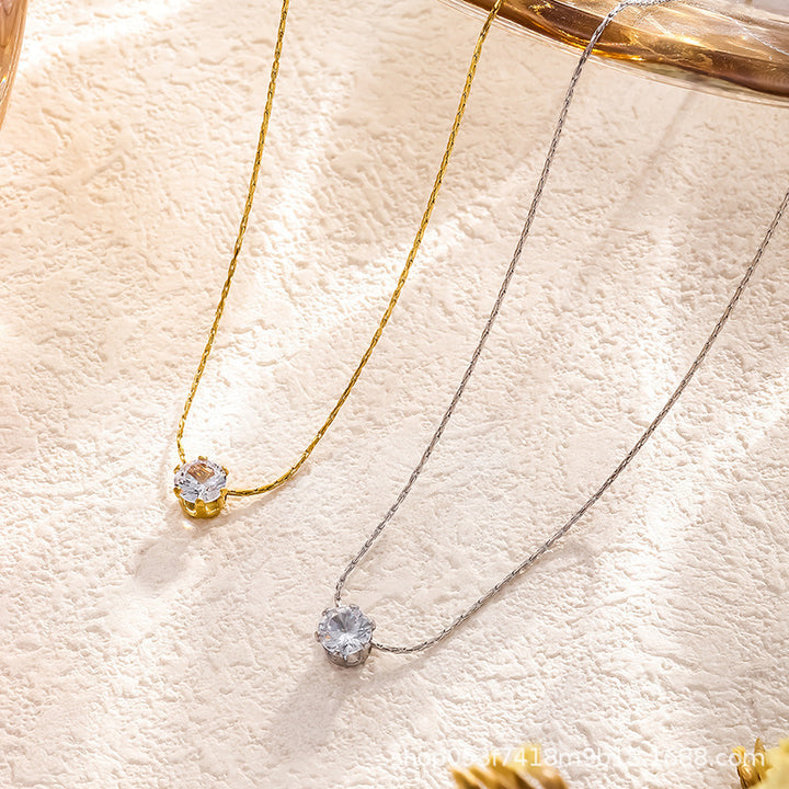 Elegant Crystal Pendant Necklace Stornfield