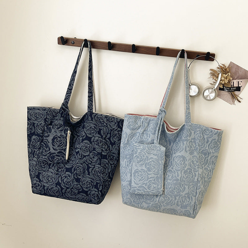 Large shopping bag with floral design Stornfield