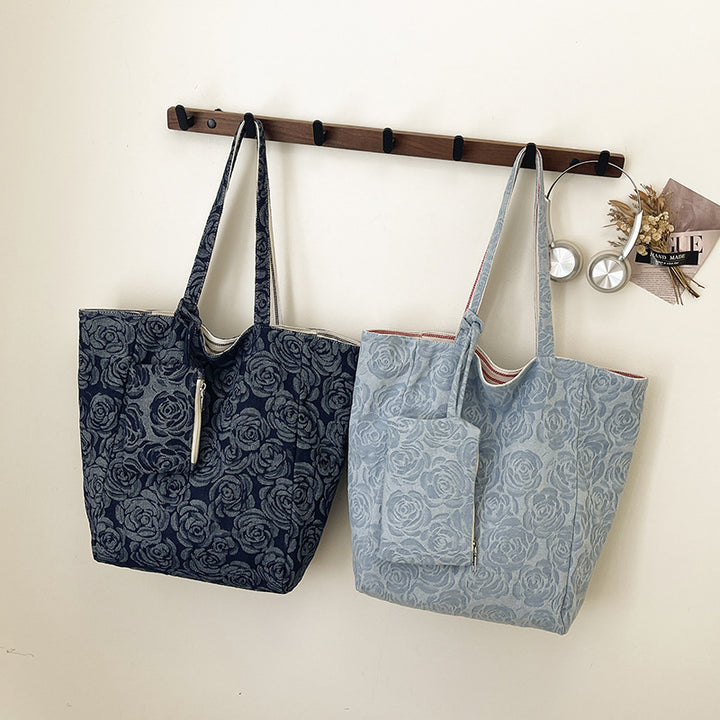 Large shopping bag with floral design Stornfield