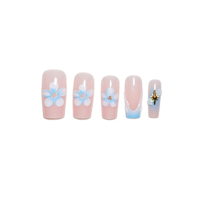 Floral-Embellished Nail Art Extensions Stornfield