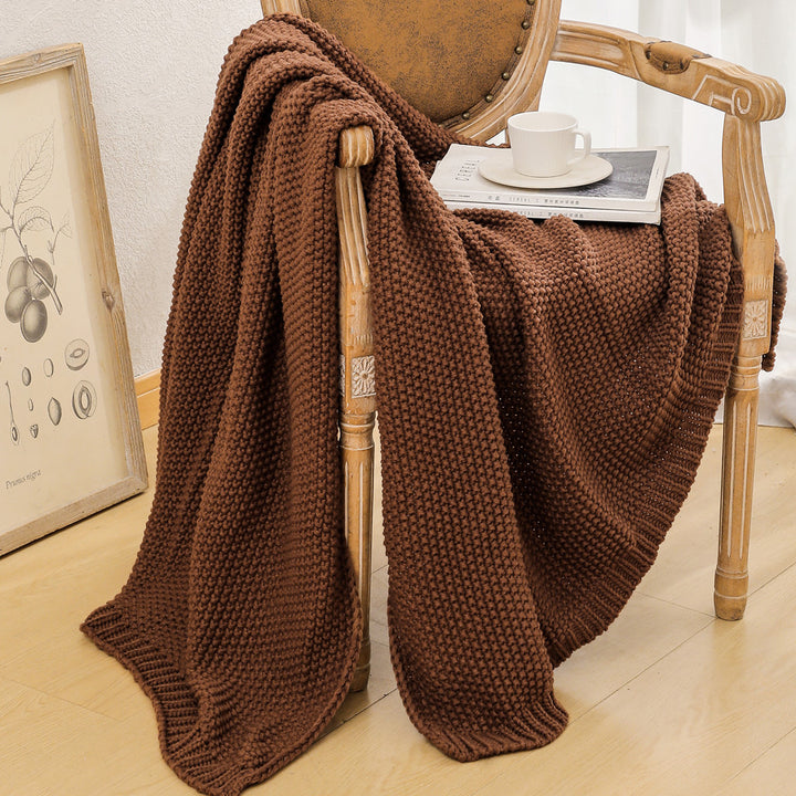 Ladies cozy knit blanket Stornfield